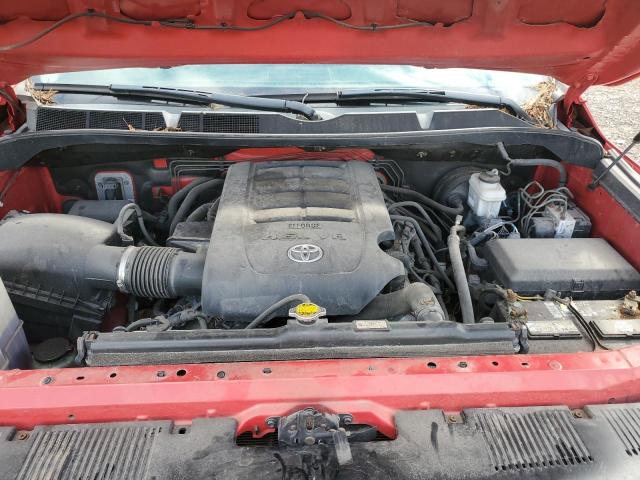 5TFUM5F15EX052693 - 2014 TOYOTA TUNDRA DOUBLE CAB SR/SR5 RED photo 11