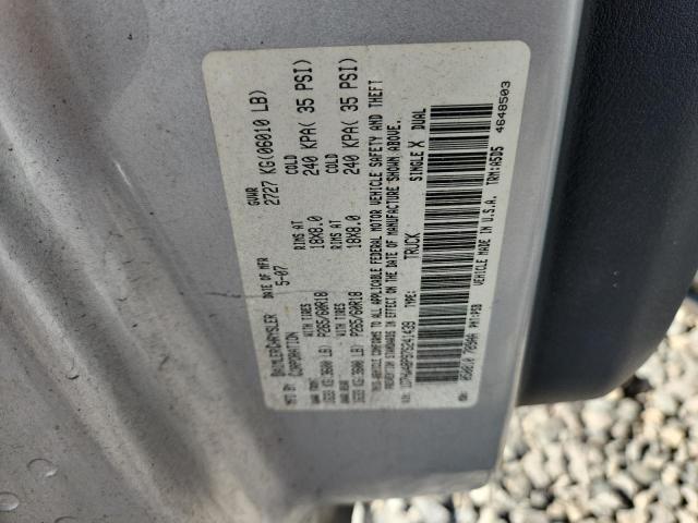1D7HW48P97S241439 - 2007 DODGE DAKOTA QUAD SLT SILVER photo 13