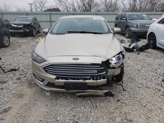 3FA6P0LU2HR165148 - 2017 FORD FUSION SE HYBRID GOLD photo 5