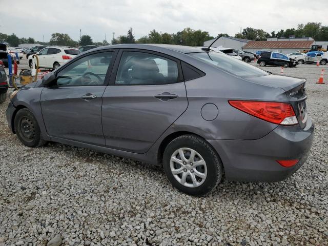 KMHCT4AE6DU491545 - 2013 HYUNDAI ACCENT GLS ნაცრისფერი ფოტო 2