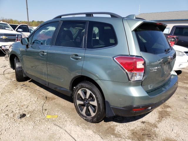 JF2SJARC6HH523241 - 2017 SUBARU FORESTER 2.5I LIMITED GREEN photo 2
