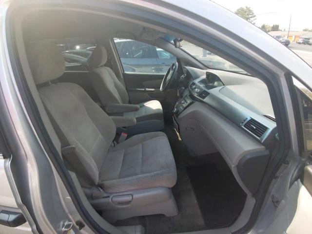 5FNRL5H24BB098553 - 2011 HONDA ODYSSEY LX SILVER photo 5