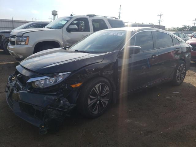 JHMFC1F74JX000554 - 2018 HONDA CIVIC EXL შავი ფოტო 1
