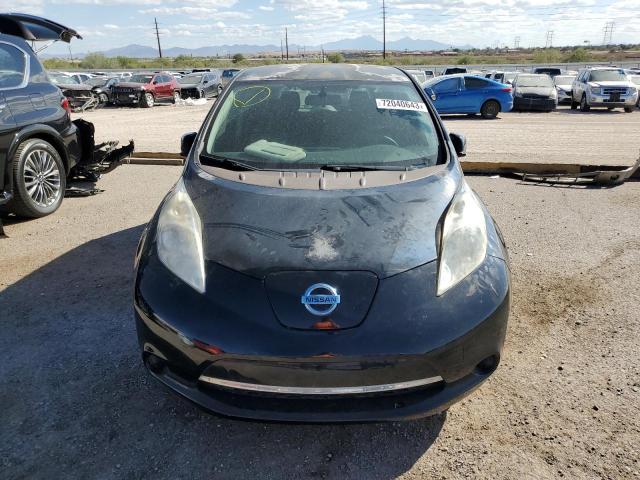 1N4AZ0CP9FC329103 - 2015 NISSAN LEAF S BLACK photo 5