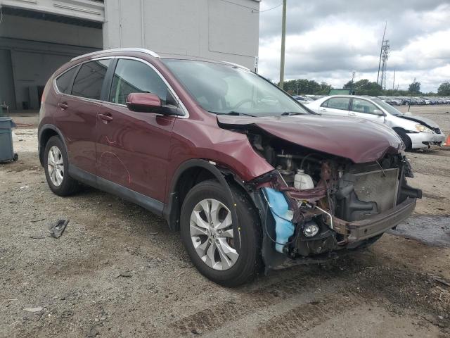 5J6RM3H75CL016805 - 2012 HONDA CR-V EXL 勃艮第红 照片 4