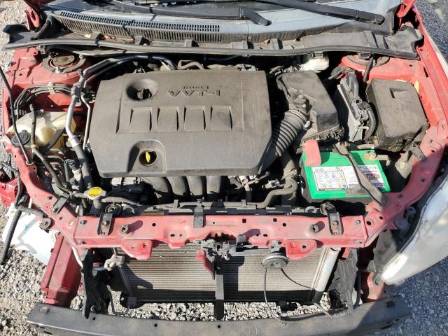 2T1BU4EEXDC987128 - 2013 TOYOTA COROLLA BASE Կարմիր լուսանկար 11