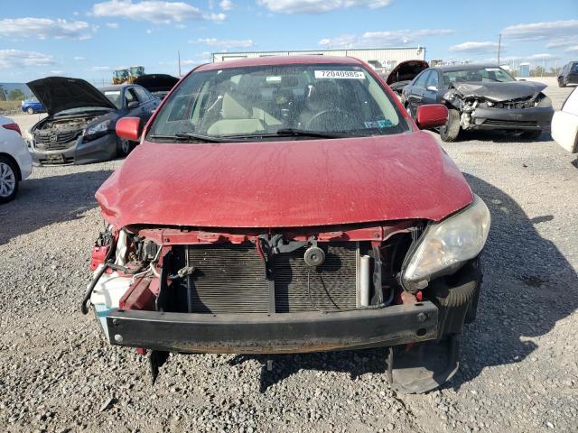 2T1BU4EEXDC987128 - 2013 TOYOTA COROLLA BASE Կարմիր լուսանկար 5
