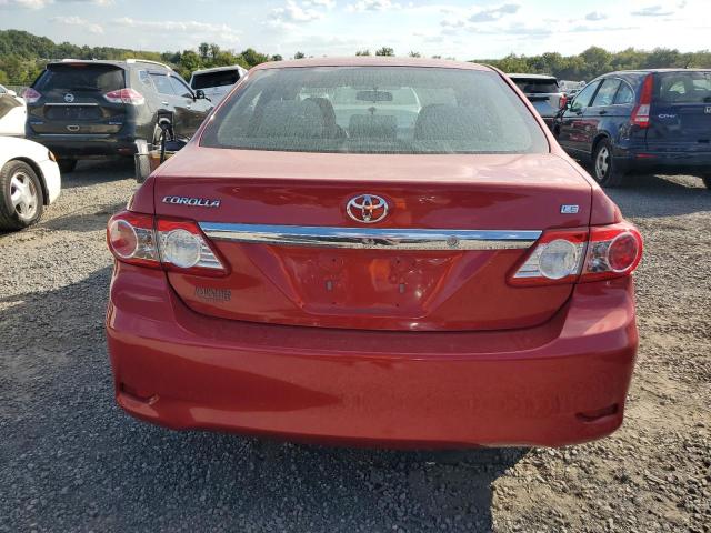 2T1BU4EEXDC987128 - 2013 TOYOTA COROLLA BASE Կարմիր լուսանկար 6