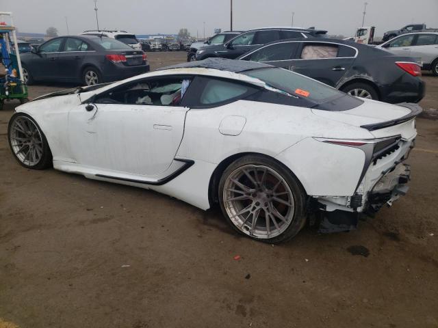 JTHHP5AY9JA000511 - 2018 LEXUS LC 500 WHITE photo 2