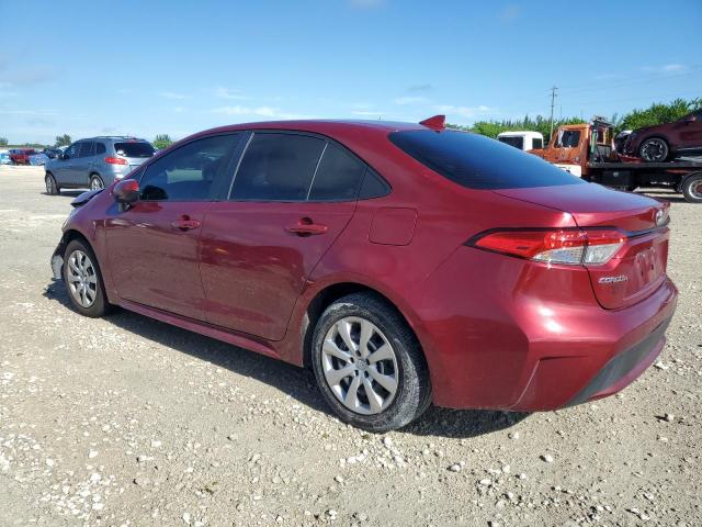 JTDEPMAE4NJ217362 - 2022 TOYOTA COROLLA LE RED photo 2