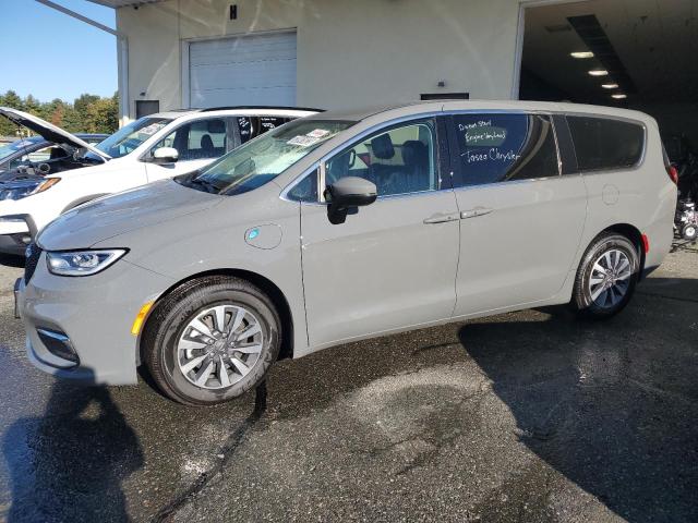 2C4RC1L71PR594935 - 2023 CHRYSLER PACIFICA HYBRID TOURING L GRAY photo 1