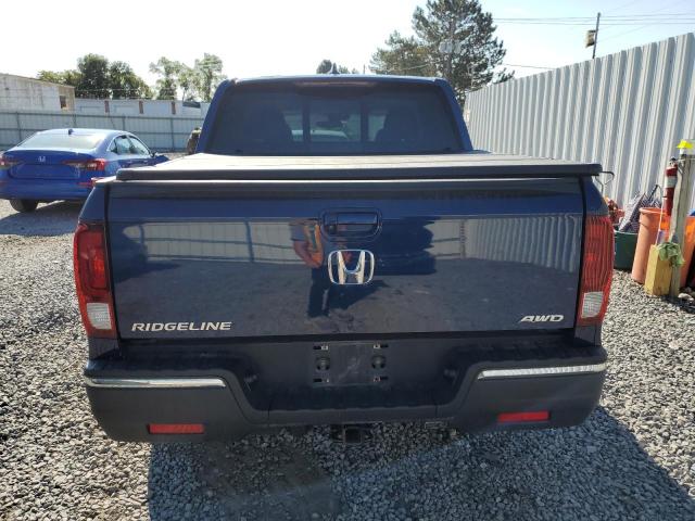 5FPYK3F5XLB013451 - 2020 HONDA RIDGELINE RTL BLUE photo 6