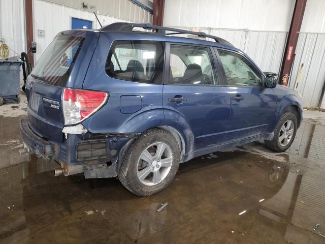 JF2SHABC4CH440230 - 2012 SUBARU FORESTER 2.5X Կապույտ լուսանկար 3
