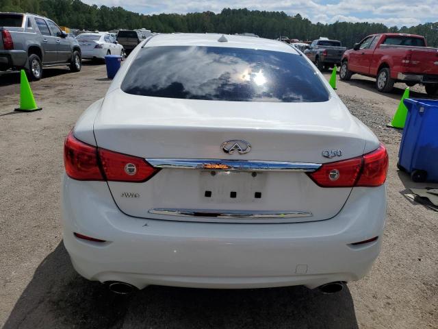 JN1EV7AR6HM831927 - 2017 INFINITI Q50 PREMIUM WHITE photo 6