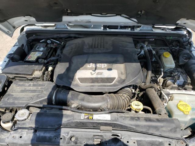 1C4BJWEGXGL154948 - 2016 JEEP WRANGLER U SAHARA WHITE photo 12
