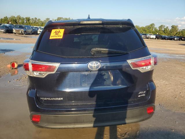 5TDJKRFH1GS255635 - 2016 TOYOTA HIGHLANDER XLE Mavi foto 6