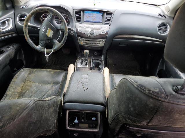 5N1AL0MN4EC516008 - 2014 INFINITI QX60 WHITE photo 8