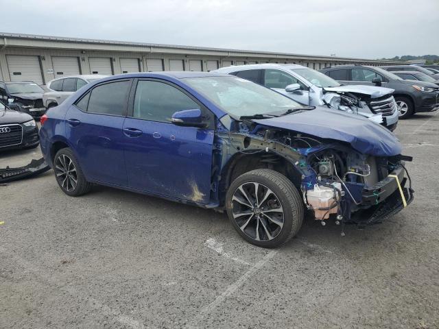 2T1BURHE2KC195447 - 2019 TOYOTA COROLLA L 蓝色 照片 4