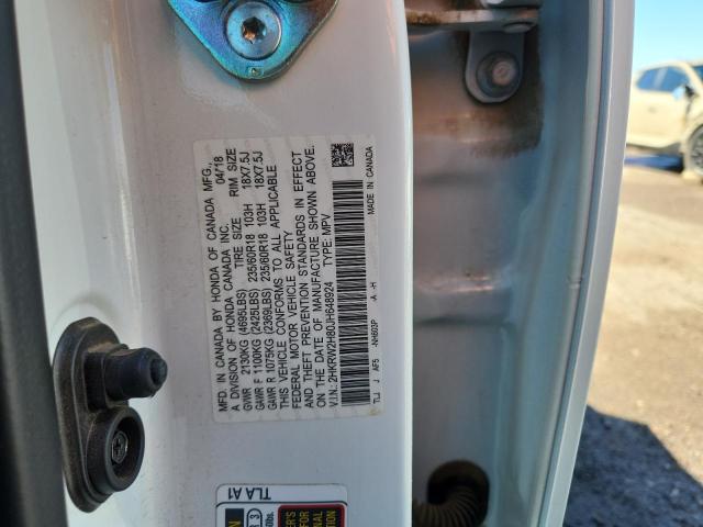 2HKRW2H80JH648924 - 2018 HONDA CR-V EXL WHITE photo 14