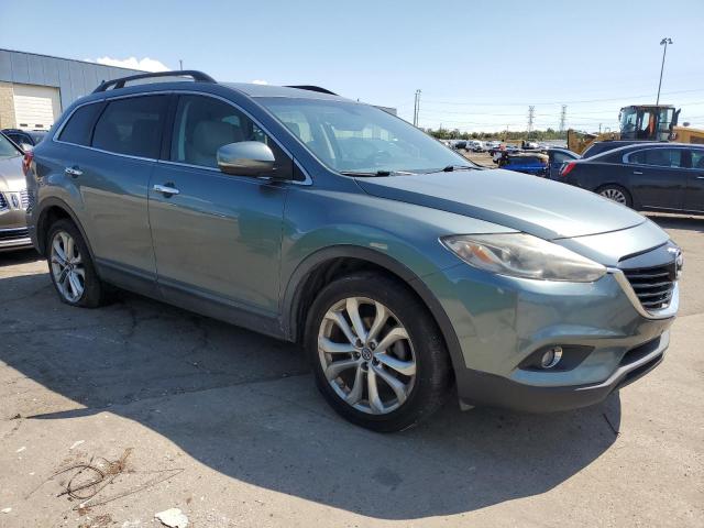 JM3TB2DA6D0422440 - 2013 MAZDA CX-9 GRAND TOURING TEAL photo 4