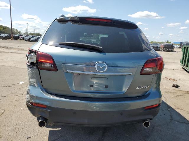 JM3TB2DA6D0422440 - 2013 MAZDA CX-9 GRAND TOURING TEAL photo 6