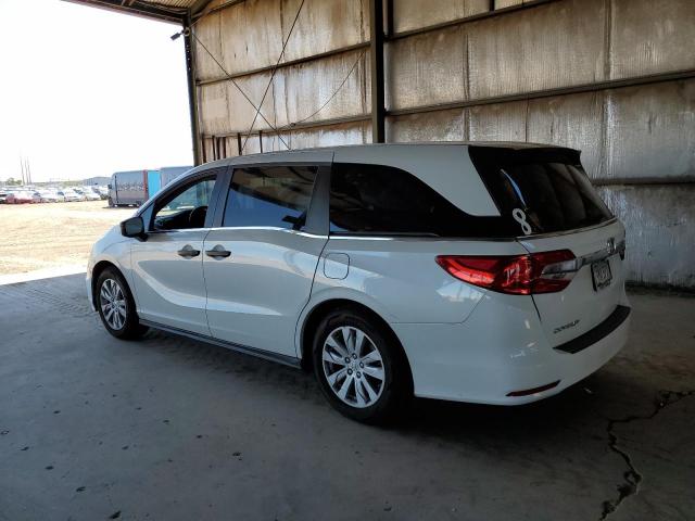 5FNRL6H24LB021768 - 2020 HONDA ODYSSEY LX WHITE photo 2