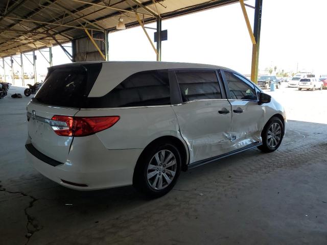 5FNRL6H24LB021768 - 2020 HONDA ODYSSEY LX WHITE photo 3