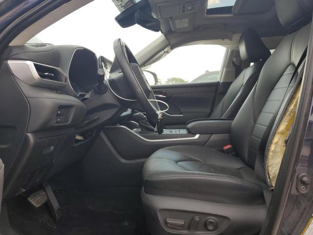 5TDGZRBH0LS043993 - 2020 TOYOTA HIGHLANDER XLE 蓝色 照片 7