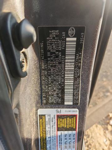 4T1BF1FK9CU004529 - 2012 TOYOTA CAMRY BASE رمادي صورة 12