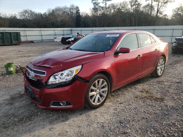 1G11G5SX0DF242872 - 2013 CHEVROLET MALIBU 3LT RED photo 1