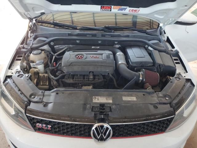 3VW4T7AJ8FM316189 - 2015 VOLKSWAGEN JETTA GLI WHITE photo 11