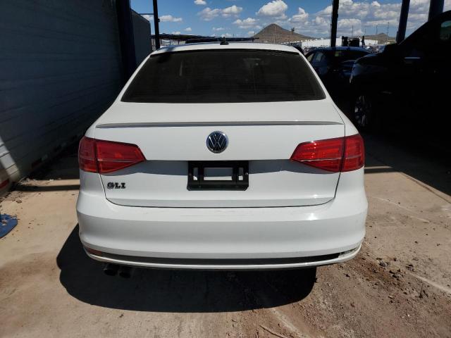 3VW4T7AJ8FM316189 - 2015 VOLKSWAGEN JETTA GLI WHITE photo 6