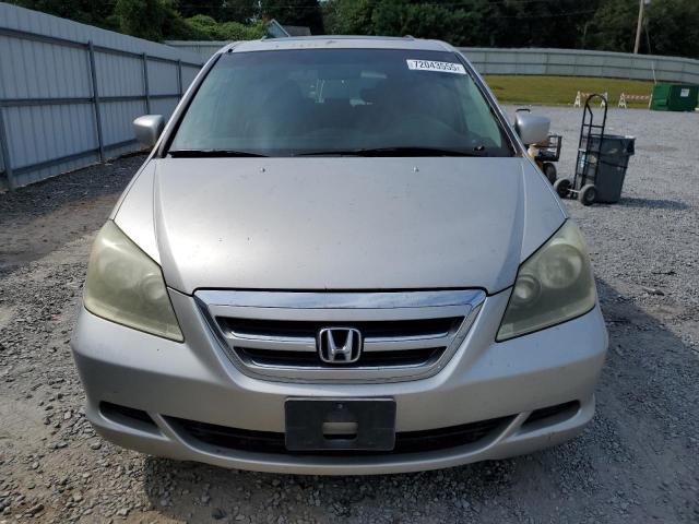 5FNRL38675B414829 - 2005 HONDA ODYSSEY EXL SILVER photo 5