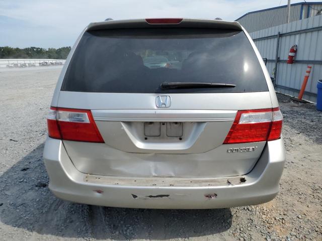 5FNRL38675B414829 - 2005 HONDA ODYSSEY EXL SILVER photo 6