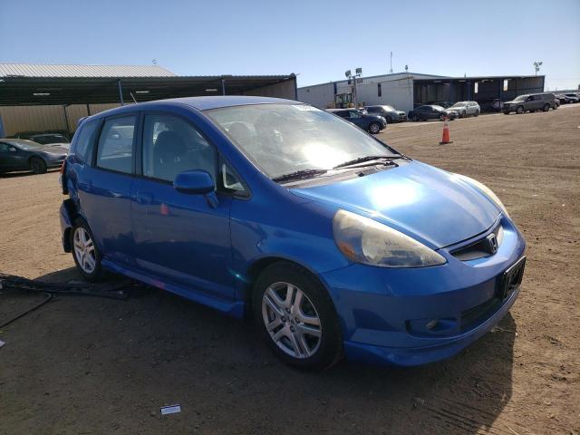 JHMGD38677S057600 - 2007 HONDA FIT S 蓝色 照片 4