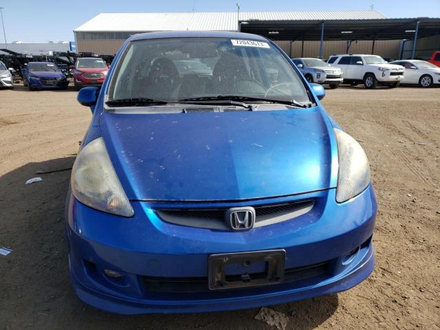 JHMGD38677S057600 - 2007 HONDA FIT S 蓝色 照片 5