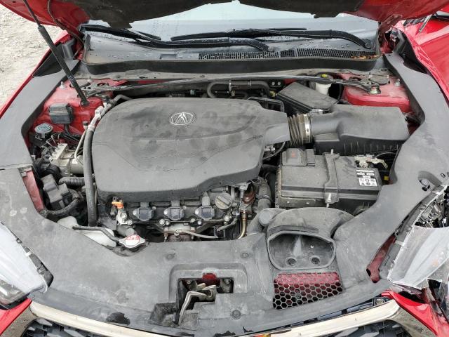 19UUB2F6XJA003102 - 2018 ACURA TLX TECH+A წითელი ფოტო 11