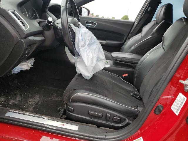19UUB2F6XJA003102 - 2018 ACURA TLX TECH+A წითელი ფოტო 7