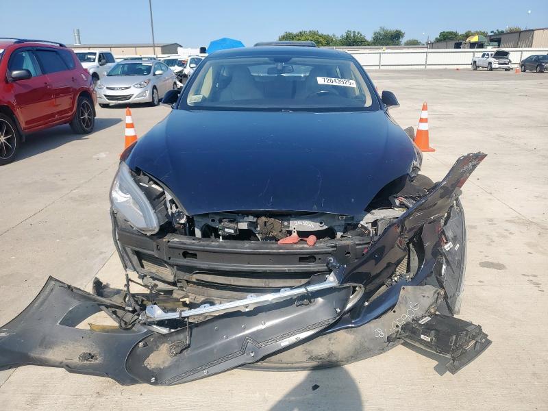 5YJSA1CN6DFP20705 - 2013 TESLA MODEL S Niebieski zdjęcie 5