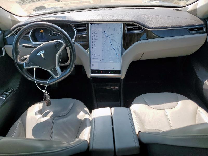 5YJSA1CN6DFP20705 - 2013 TESLA MODEL S Niebieski zdjęcie 8