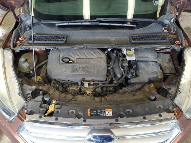 1FMCU9GD3HUE04134 - 2017 FORD ESCAPE SE BROWN photo 12