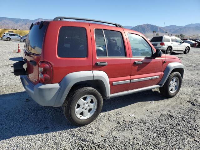 1J4GK48K46W106795 - 2006 JEEP LIBERTY SPORT 红色 照片 3