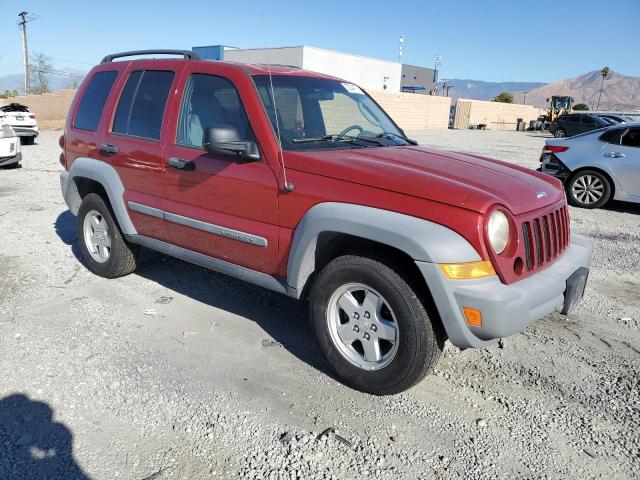 1J4GK48K46W106795 - 2006 JEEP LIBERTY SPORT 红色 照片 4