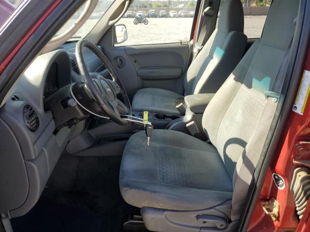 1J4GK48K46W106795 - 2006 JEEP LIBERTY SPORT 红色 照片 7