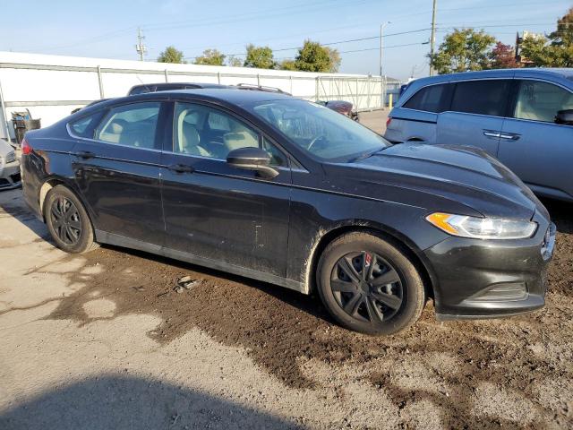 3FA6P0G70ER364893 - 2014 FORD FUSION S BLACK photo 4