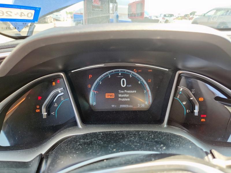 2HGFC1F33MH703488 - 2021 HONDA CIVIC EX BLUE photo 9