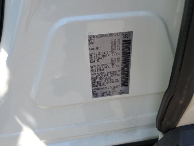 5N1DR3DK2PC203657 - 2023 NISSAN PATHFINDER PLATINUM Ağ foto 12