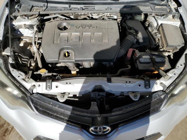 2T1BURHE0GC744537 - 2016 TOYOTA COROLLA L SILVER photo 11