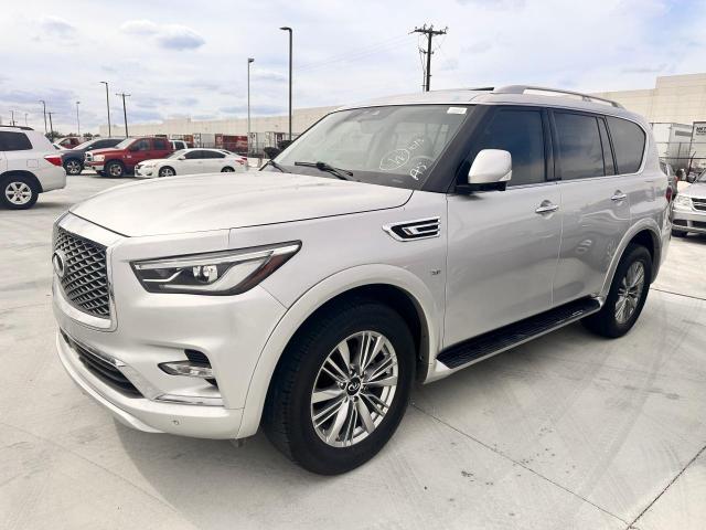 JN8AZ2NE8K9235873 - 2019 INFINITI QX80 LUXE SILVER photo 2