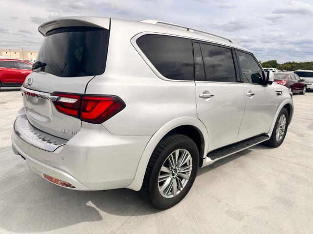 JN8AZ2NE8K9235873 - 2019 INFINITI QX80 LUXE SILVER photo 4